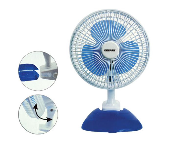 6" 2In1 Clip/Table Fan/2Spd/3Blade1x12