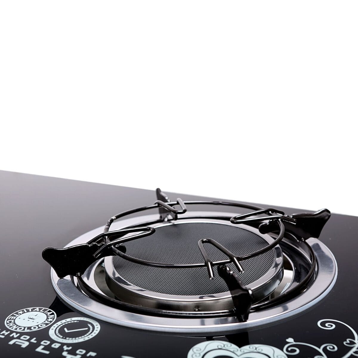 Glass GasStove W Infrred Bur/Ss Frame1x1