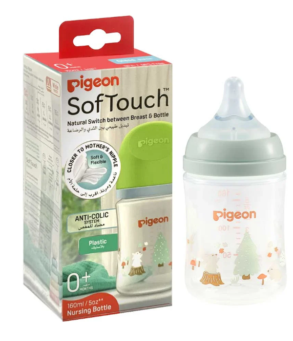 Softouch WN3 Nursing Bottle Plastic Rabbit 160ml (NEW)