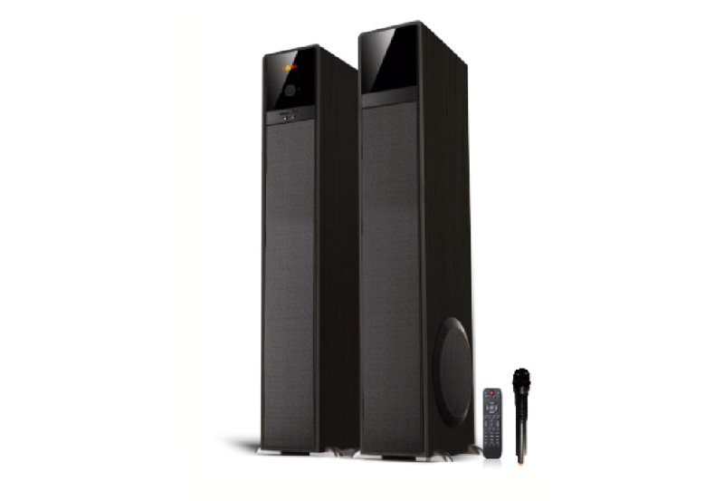 2.0Tower Speaker/Usb/Sd/Fm/Rmt/Bt/Mic1X1