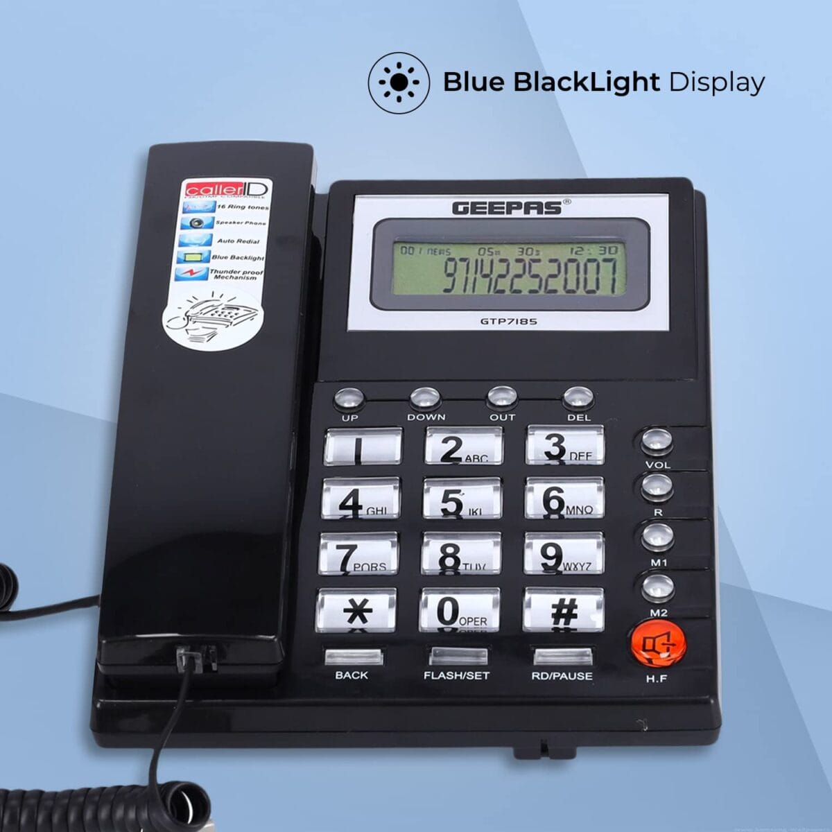 Caller Id Telephone/16 Rings Sele.1X20