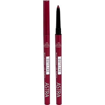 Astra Outline Watreproof Lip Pencil - Shade - Royal Burgundy