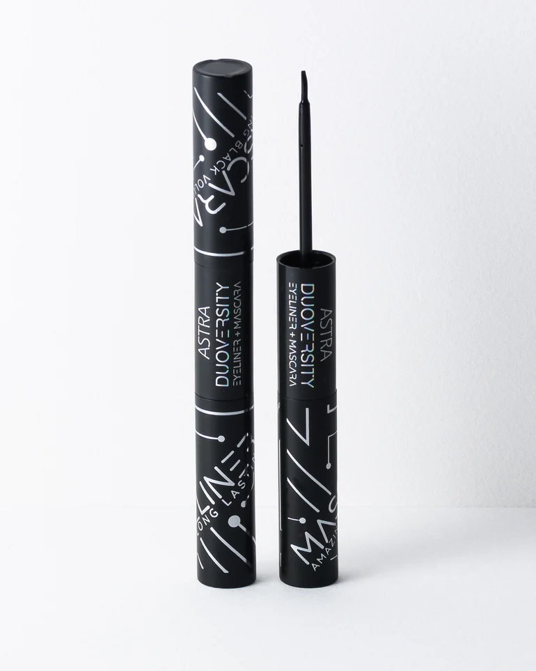 Astra Duoversity Eyeliner+Mascara - Shade - Black Mirror