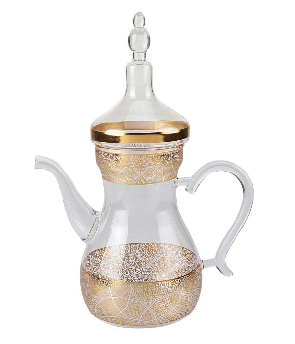 Salwa Glass Tea Pot 1X12
