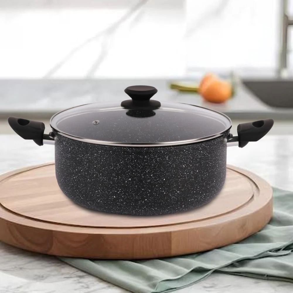 28,Granite Smart Caserole/G+Lid/Beige1X6