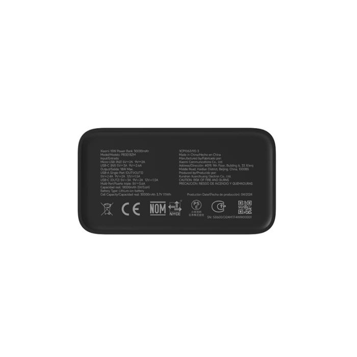 XIAOMI 18W POWER BANK 30000MAH GL