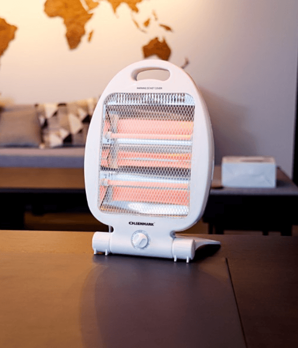 Quartz Heater/Safety Tip/600W 1X10