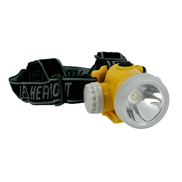 Rech Led Head Light/3W/8hrs 1X100