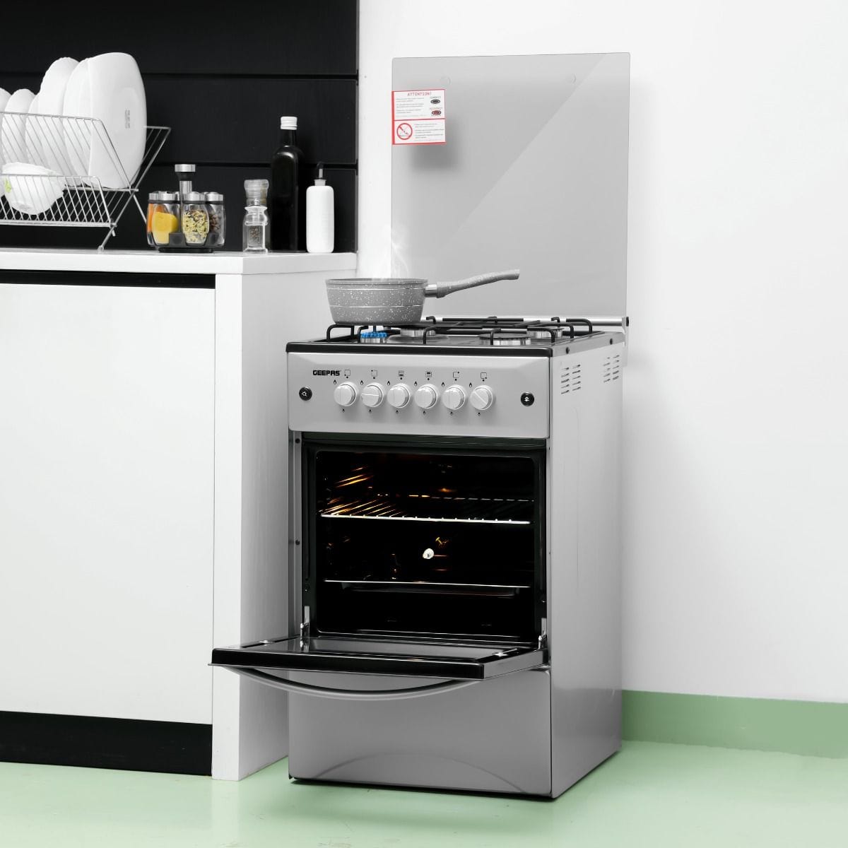 50X50 4Burn CkngRange/Pipetyp/Gas/Ovn1x1