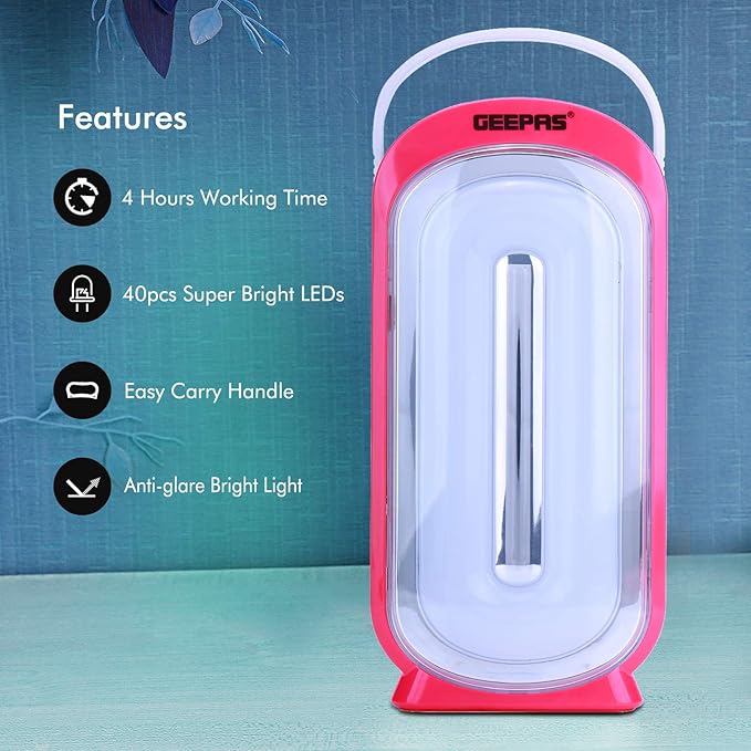 Rech Led Lantern/40pcs Hi-power Led 1x40