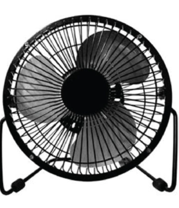 6" Usb Desk Fan/1Speed/3Blade 1x12