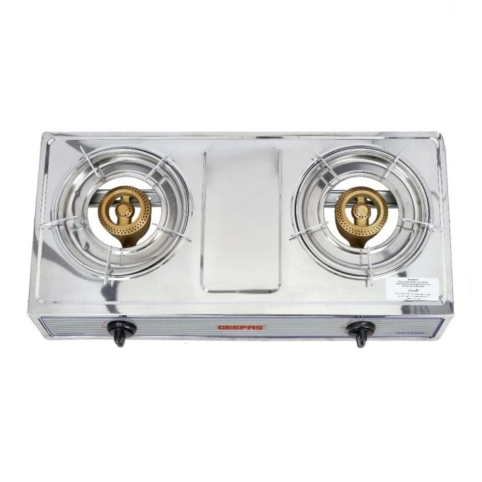 S/S Double Burner Gas Cooker/Auto Ig 1x1