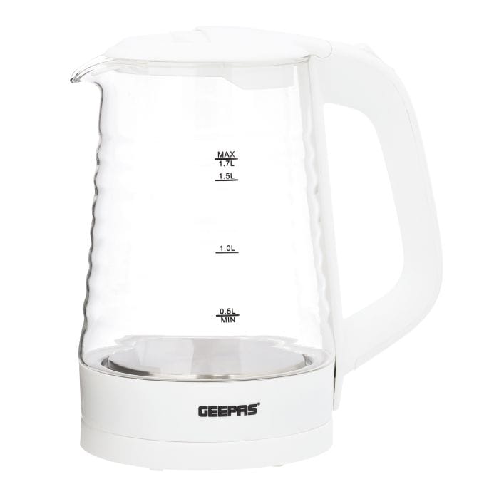 1.7LtrGlassKettle/Trnsprntglsswtrlevl1x8