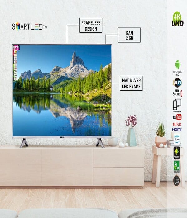 55" UHD/4K Smart LED TV 1x1