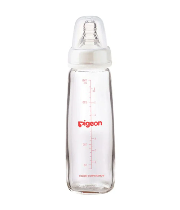 GLASS BOTTLE SN CLEAR 240 ML