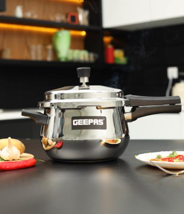 S/S Prssure Cooker/5L/SftyValv/India 1x8