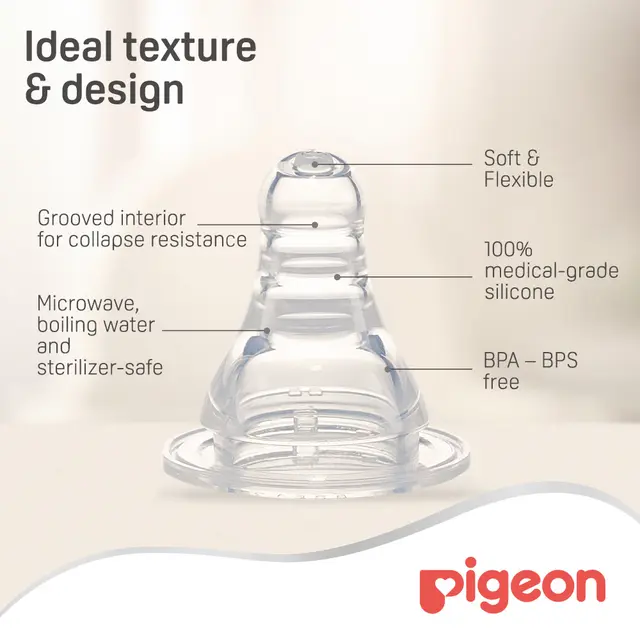 SILICONE NIPPLE S-TYPE (S) 1 PC/BOX