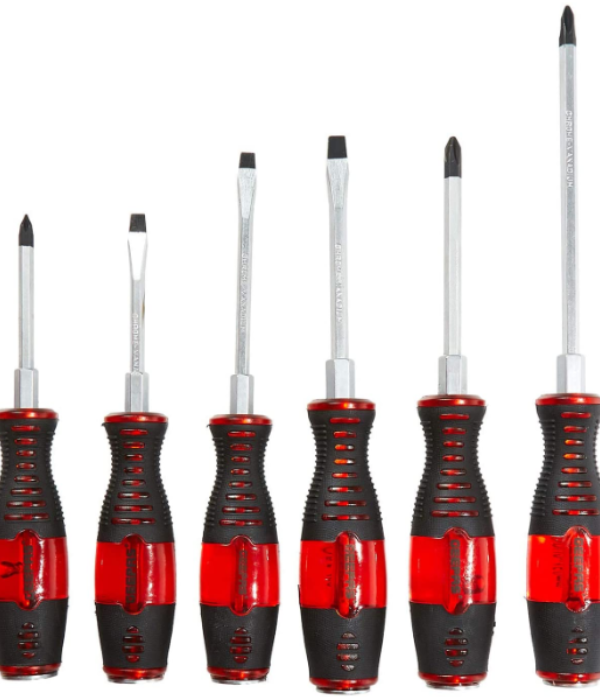 6 Pcs Go-through Screwdriver Set 1X12