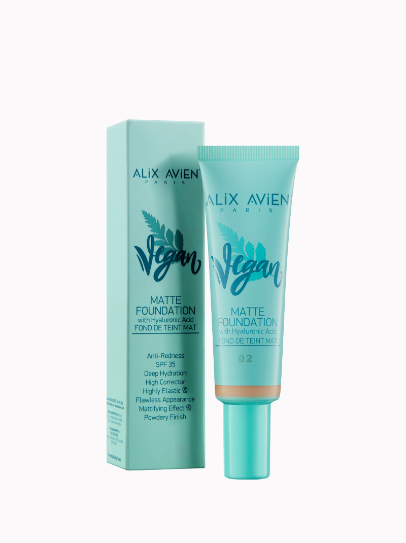Alix Avien Vegan Matte Foundation With Hyaluronic Acid - Shade - 2