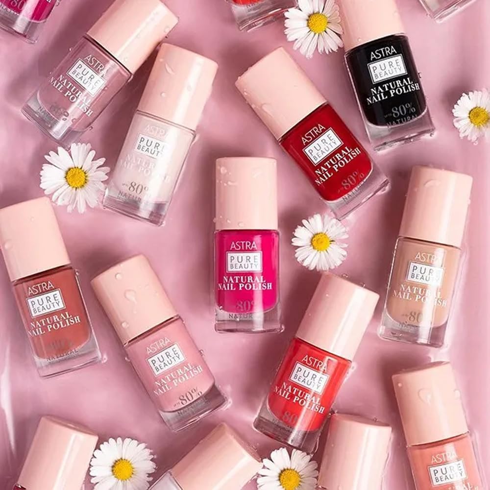 Astra Pure Beauty Natural Nail Polish - Shade - Grape Juice