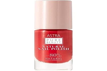 Astra Pure Beauty Natural Nail Polish - Shade - Coralization