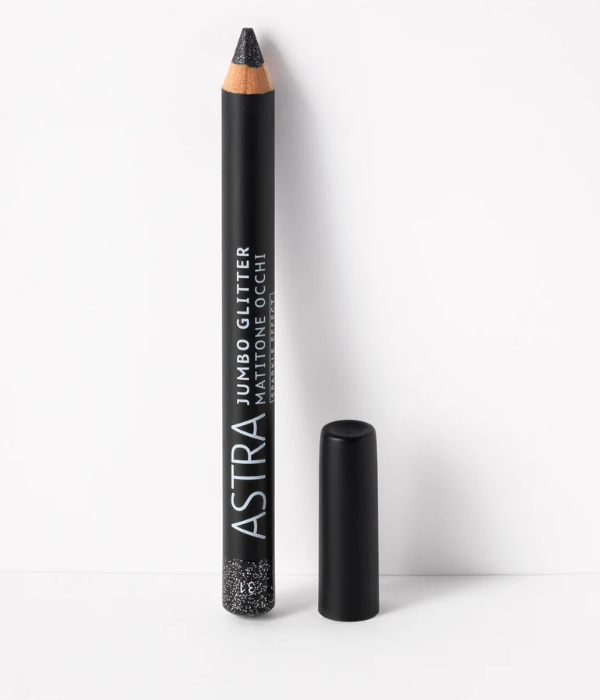 Astra Jumbo Glitter Eye Pencil - Shade - Black Sheen
