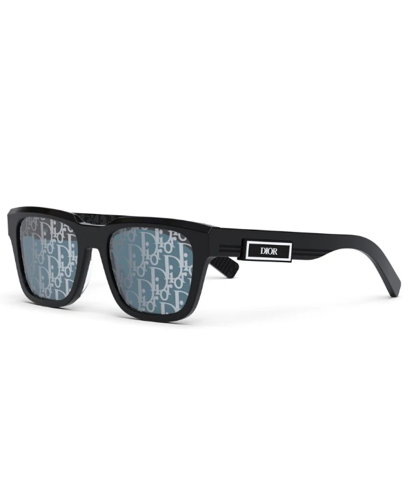DiorB23 S1I 10B8 Black Square Sunglasses