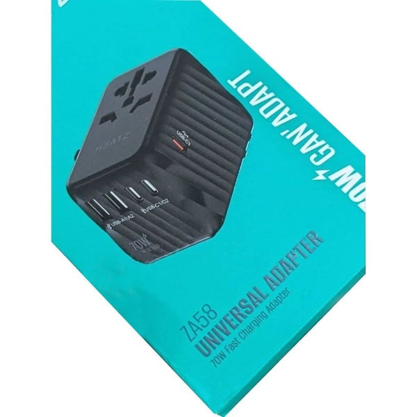 Travel Adapter Heatz Za58 70W
