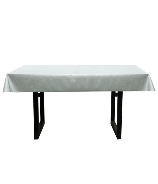 20Mtr Metalic Silver Table Cloth1X1
