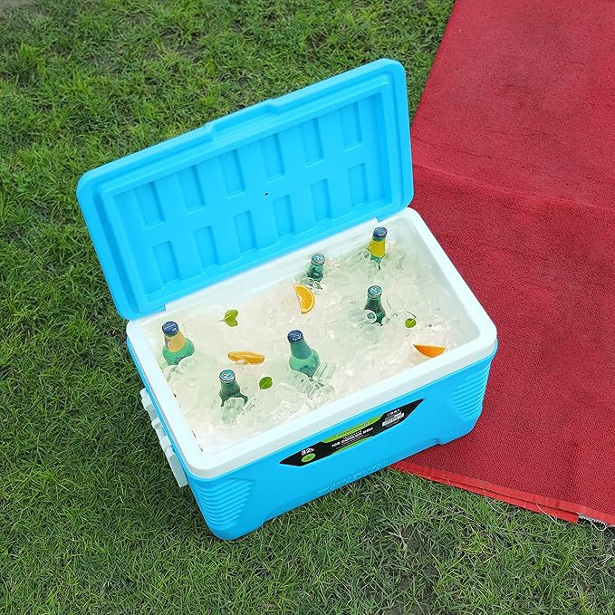 32L Insulated Ice Cooler Box/Red&Blue1X2