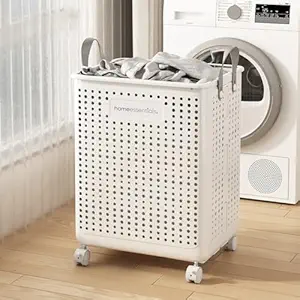 Foldable Bamboo Hamper (Square)1X6