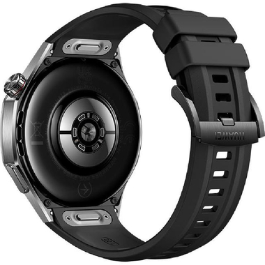 HUAWEI WATCH GT 5 PRO 46MM BLACK – BLACK FLUOROELASTOMER STRAP