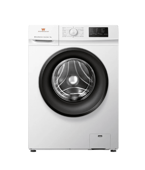 White Westinghouse 7Kg Front Load Washing Machine, 1000 RPM, White Color