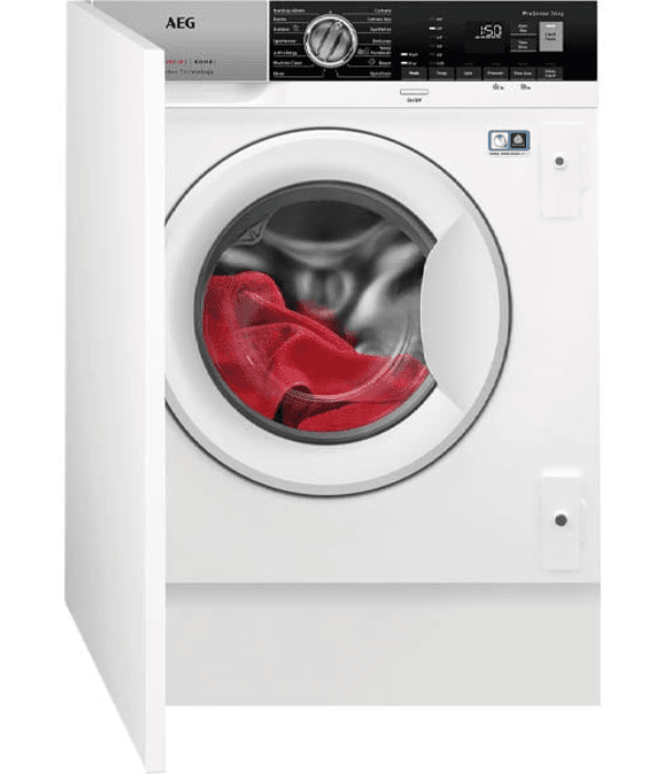 AEG- Fully Integrated Washer/Dryer, 7kg/4kg 1600 rpm, DualSense, ProSense, Steam Dim: H819 x W596 x D540 mm ITALY
