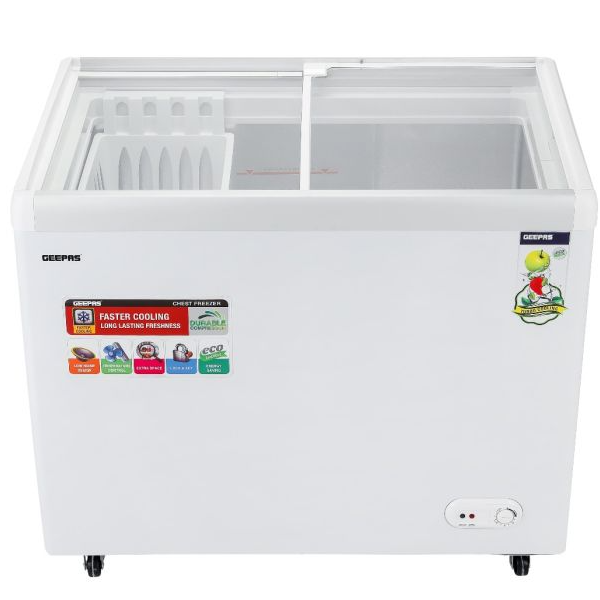 Geepas Chest Showcase Freezer