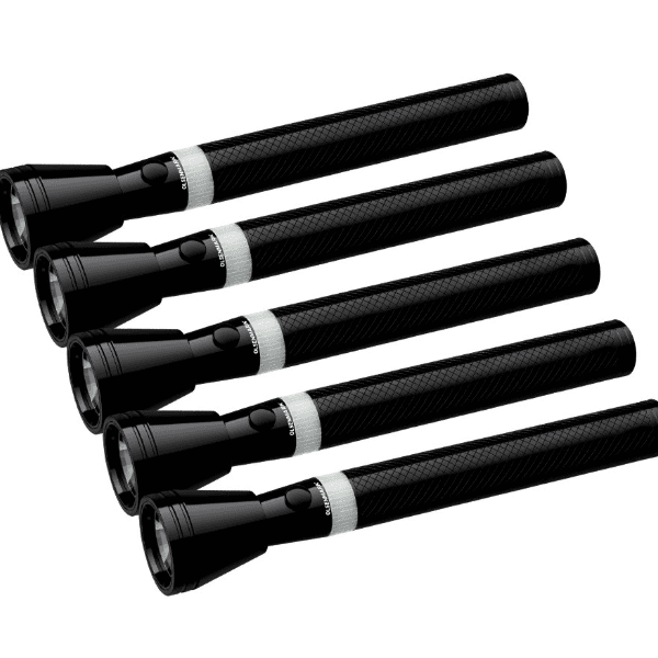 Olsenmark Rechargeable Led Flashlight, 5Pcs- Super Bright Cree-Xpe Led Torch Light