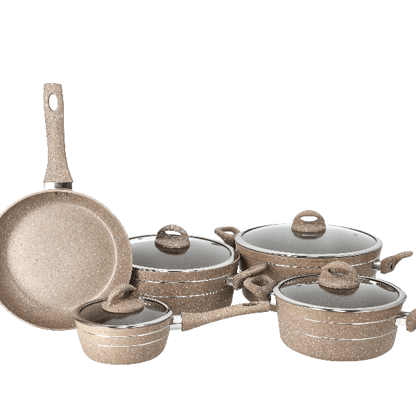 Royalford 9-Pieces Smart Non-Stick Cookware Set