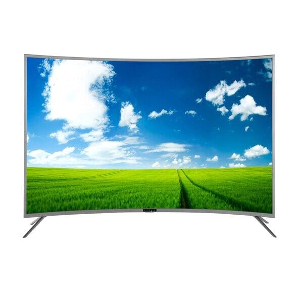 Geepas Curved Smart TV 4k Ultra HD LED TV 55