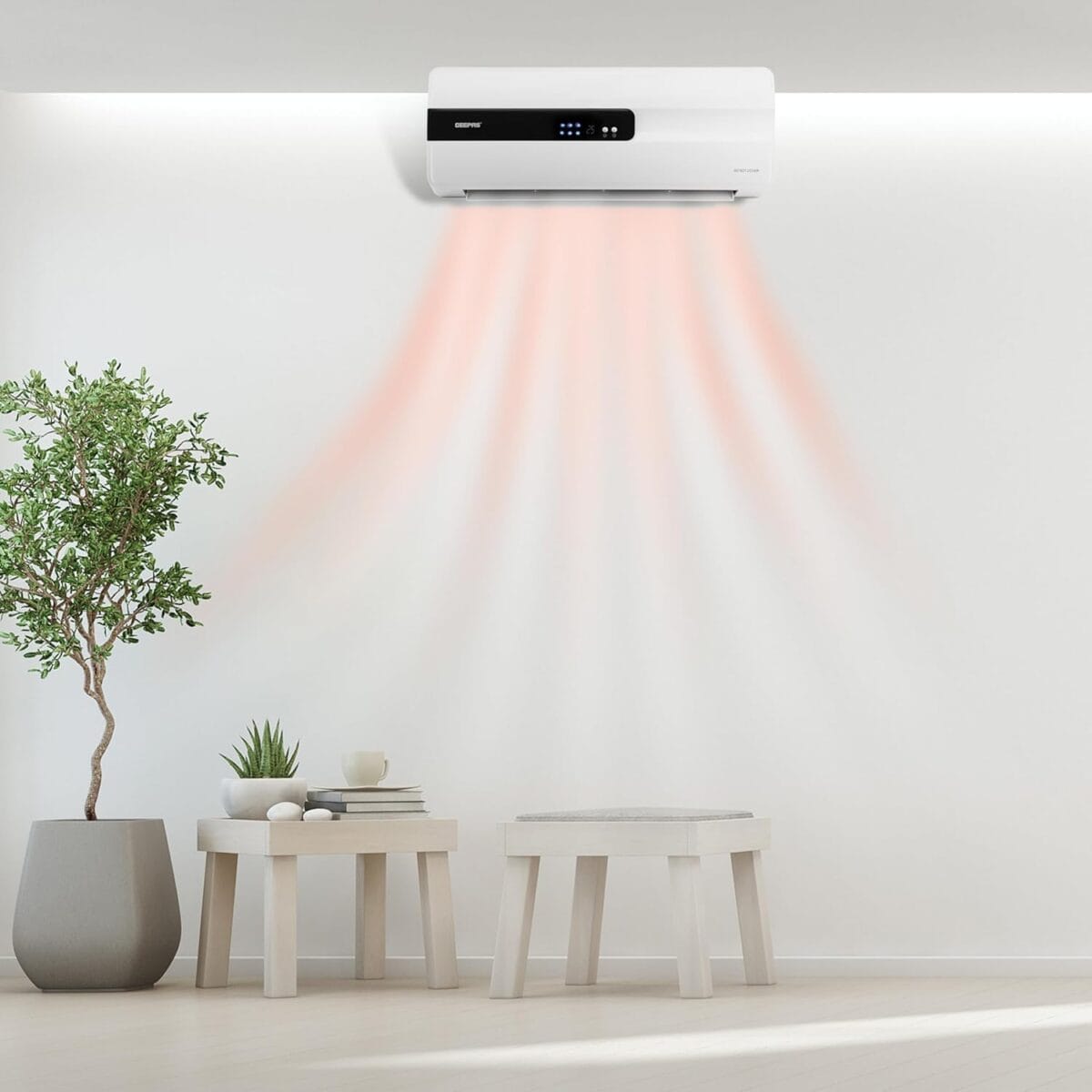 Geepas GWH9113 PTC Ceramic Wall Heater - Image 2