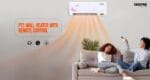 Geepas GWH9242 PTC Wall Heater with Remote Control - Image 3