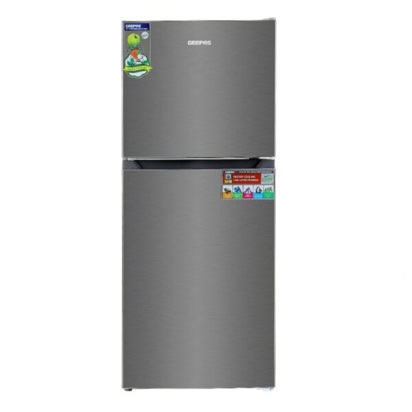 Geepas 250L Gross capacity Double Door No-Frost Refrigerator
