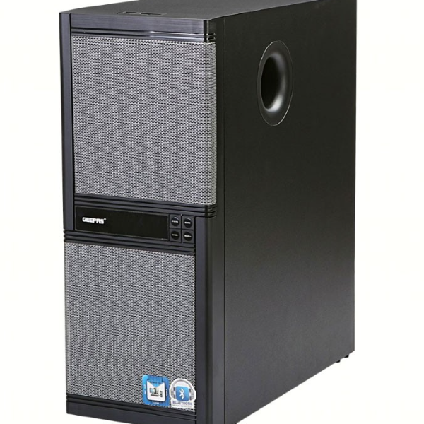 Geepas 5.1 Multimedia Speaker, 50000 Watts Peak Power, Dual Woofer