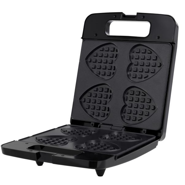 Geepas Heart Waffle Maker 4 Slice Capacity