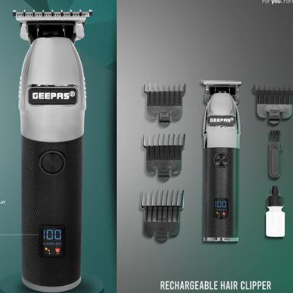 Geepas Rechargeable Hair Clipper with LED Display