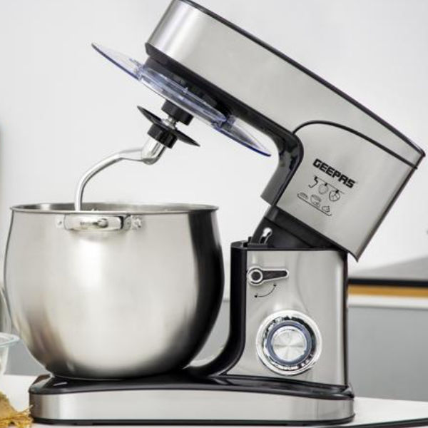 Geepas Kitchen Machine, 6 Level Mixing Speed Control
