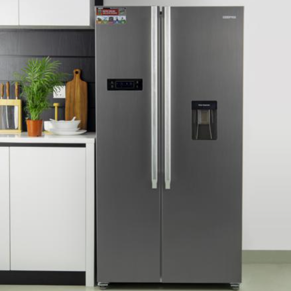 Geepas Side By Side Refrigerator, 670 Liter
