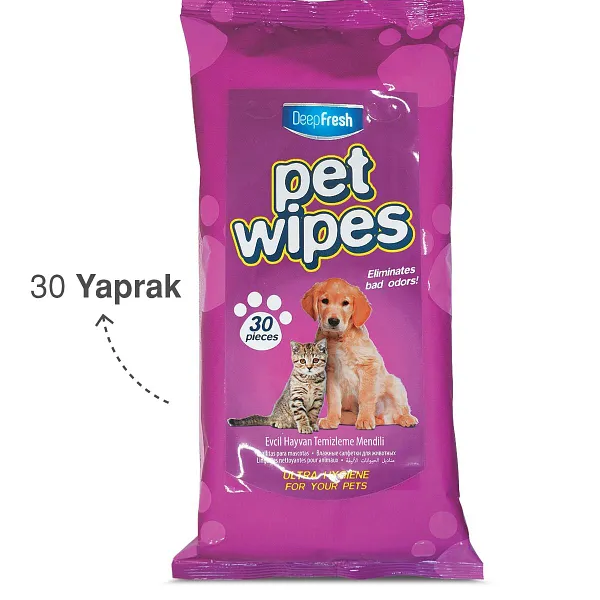 PET Wet Wipes 30'pcs. w/ Label