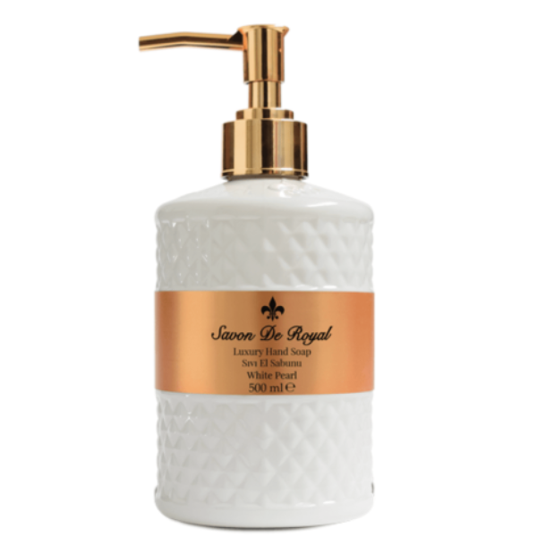 SAVON DE ROYAL Pearl Series Luxury Hand Soap White