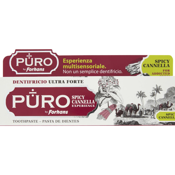 DENTIFRICIO PURO BY FORHANS 75ML SPICY CANNELLA