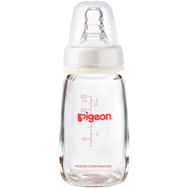 GLASS BOTTLE SN CLEAR 120 ML